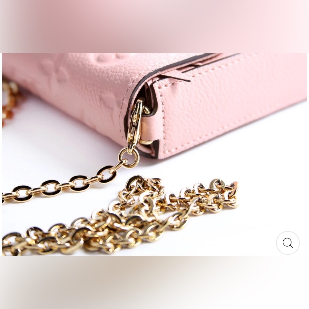 Louis Vuitton Pochette Felicie Empreinte Pink; Like new! - Picture 7 of 17